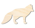 Unfinished Wood Arctic Fox Shape | Canine Craft Cutout | Wildlife | up to 46" DIY