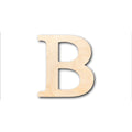 Unfinished Wood Bold Beta Shape - Craft - up to 46" DIY