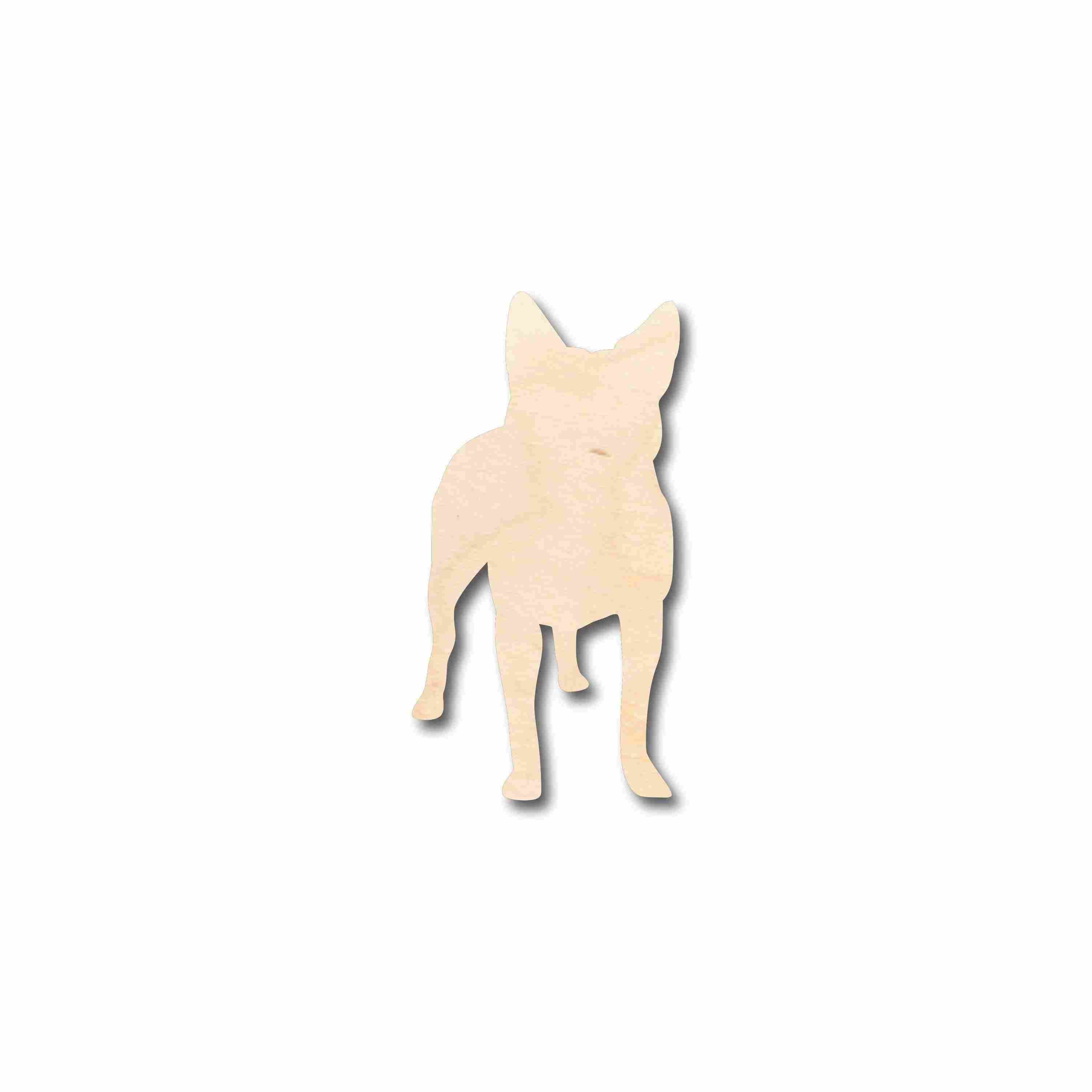 Unfinished Wood Blue Healer Dog Silhouette - Craft- up to 46" DIY