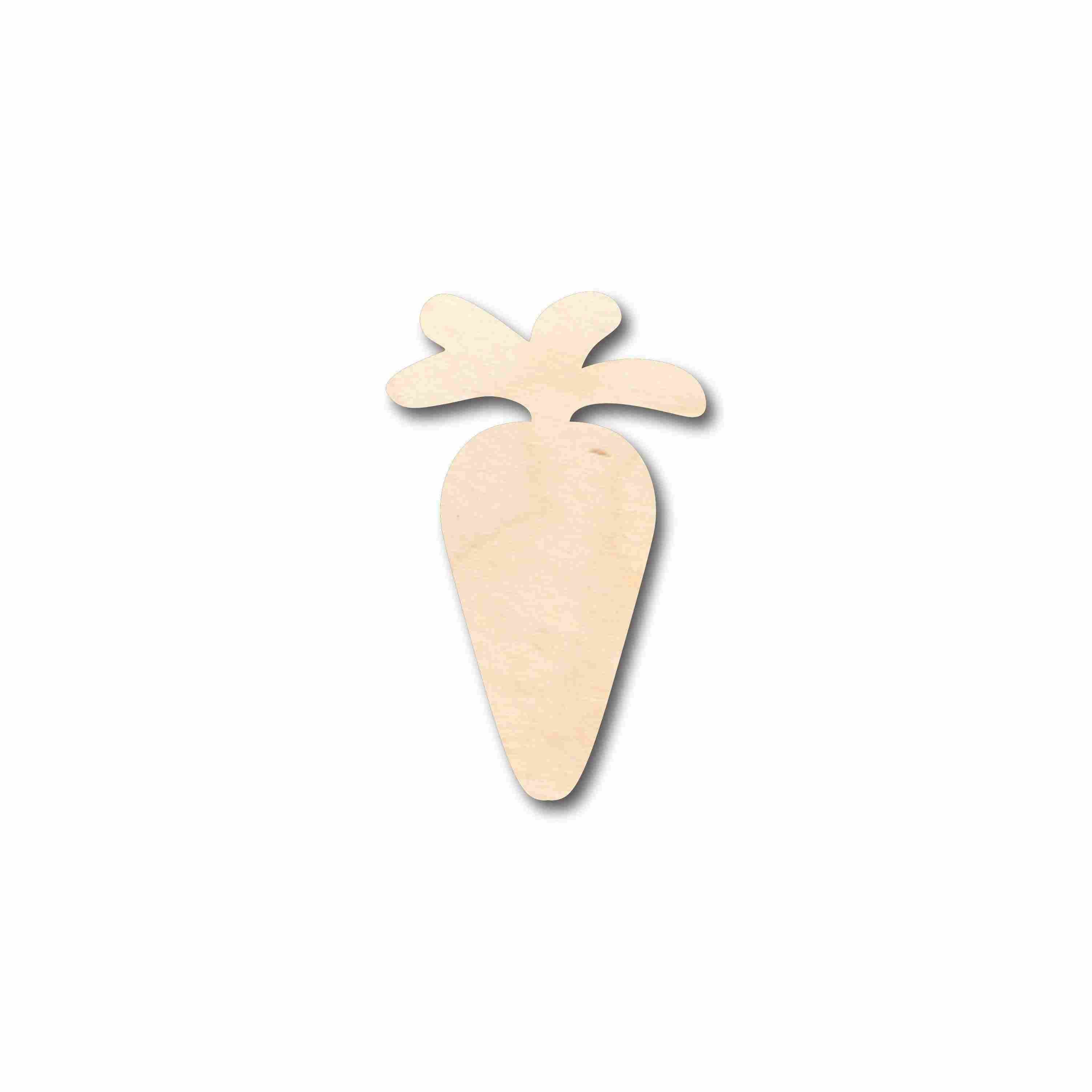 Unfinished Wood Carrot Silhouette - Craft- up to 46" DIY