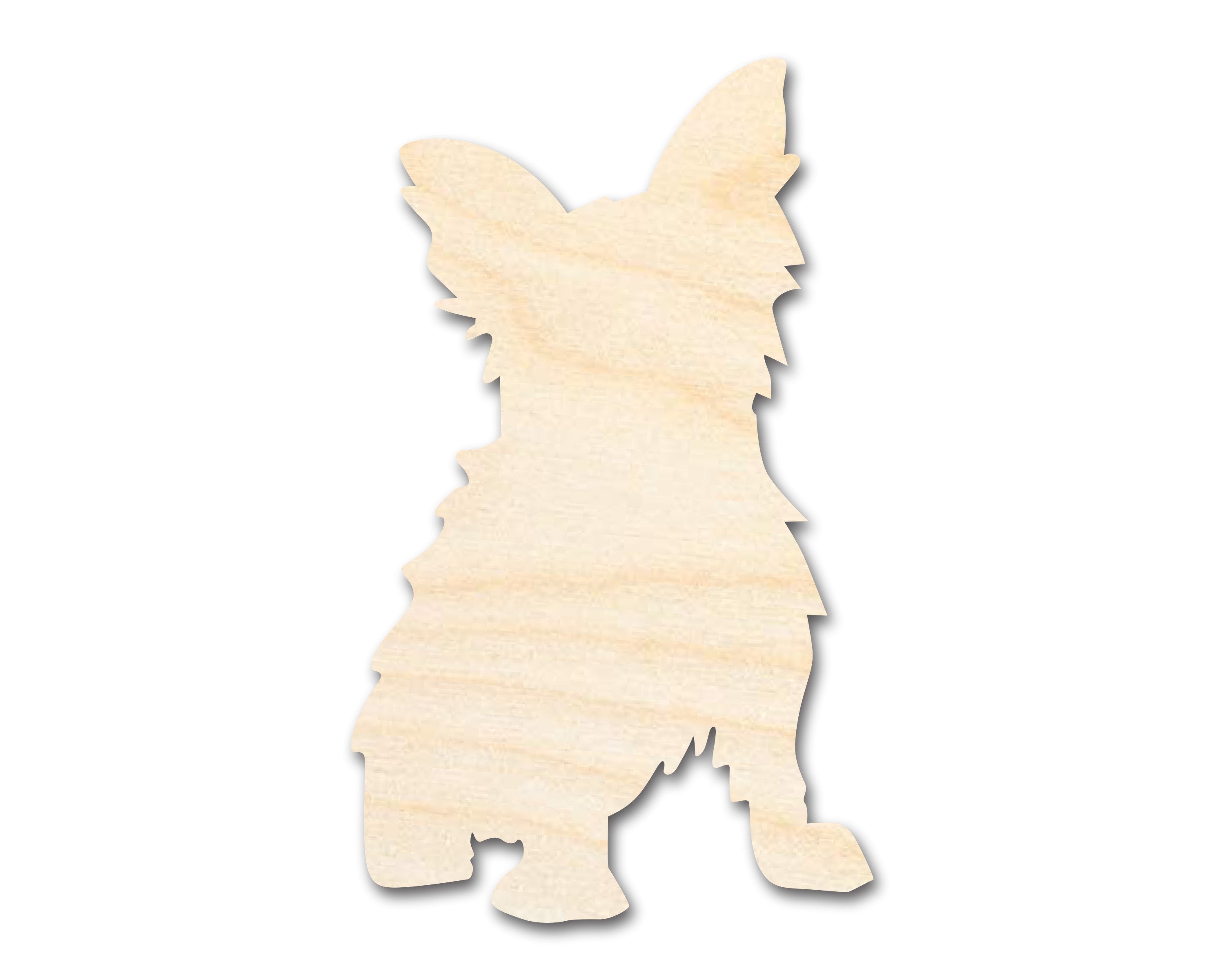 Unfinished Wood Cute Dog Shape - Pet Craft - up to 46"