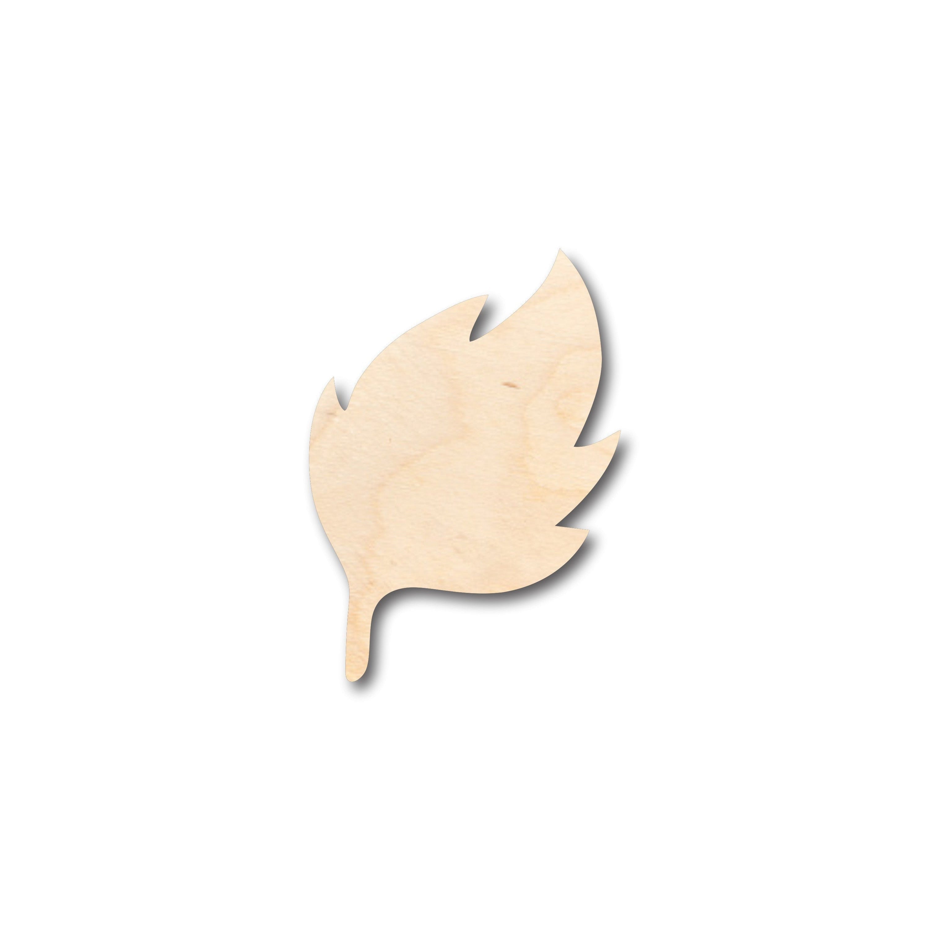 Unfinished Wood Earth Leaf Element Shape - Craft - up to 46" DIY