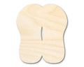 Unfinished Wood Flip Flop Sandals | Summer | Beach | Craft Cutout | up to 46" DIY