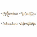 Adventure Sign Unfinished Wood Cutout Home Decor DIY
