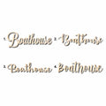 Boathouse Sign Unfinished Wood Cutout Home Decor DIY