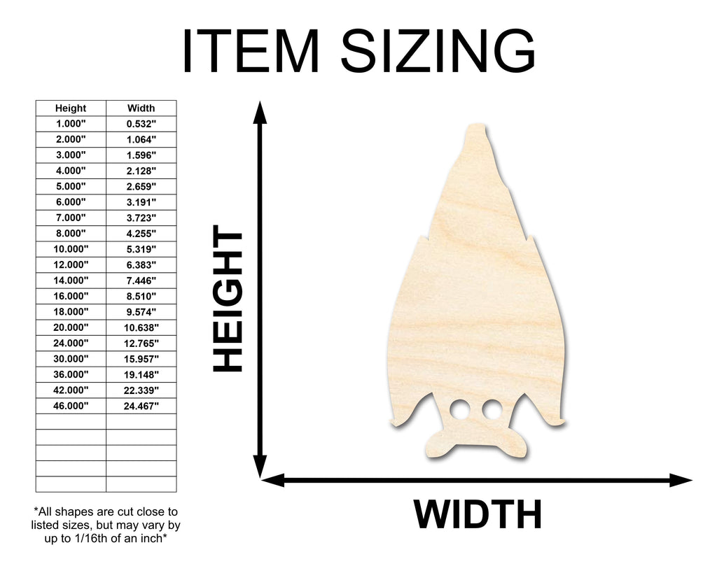Unfinished Wood Hanging Bat Shape - Craft - up to 46"