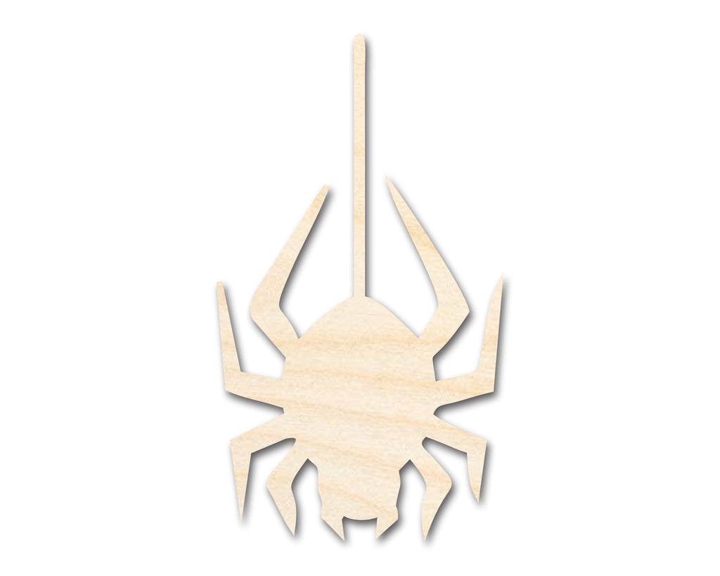 Unfinished Wood Hanging Spider Shape - Craft - up to 46"