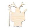 Unfinished Wood Shaman Shape - Craft - up to 46"