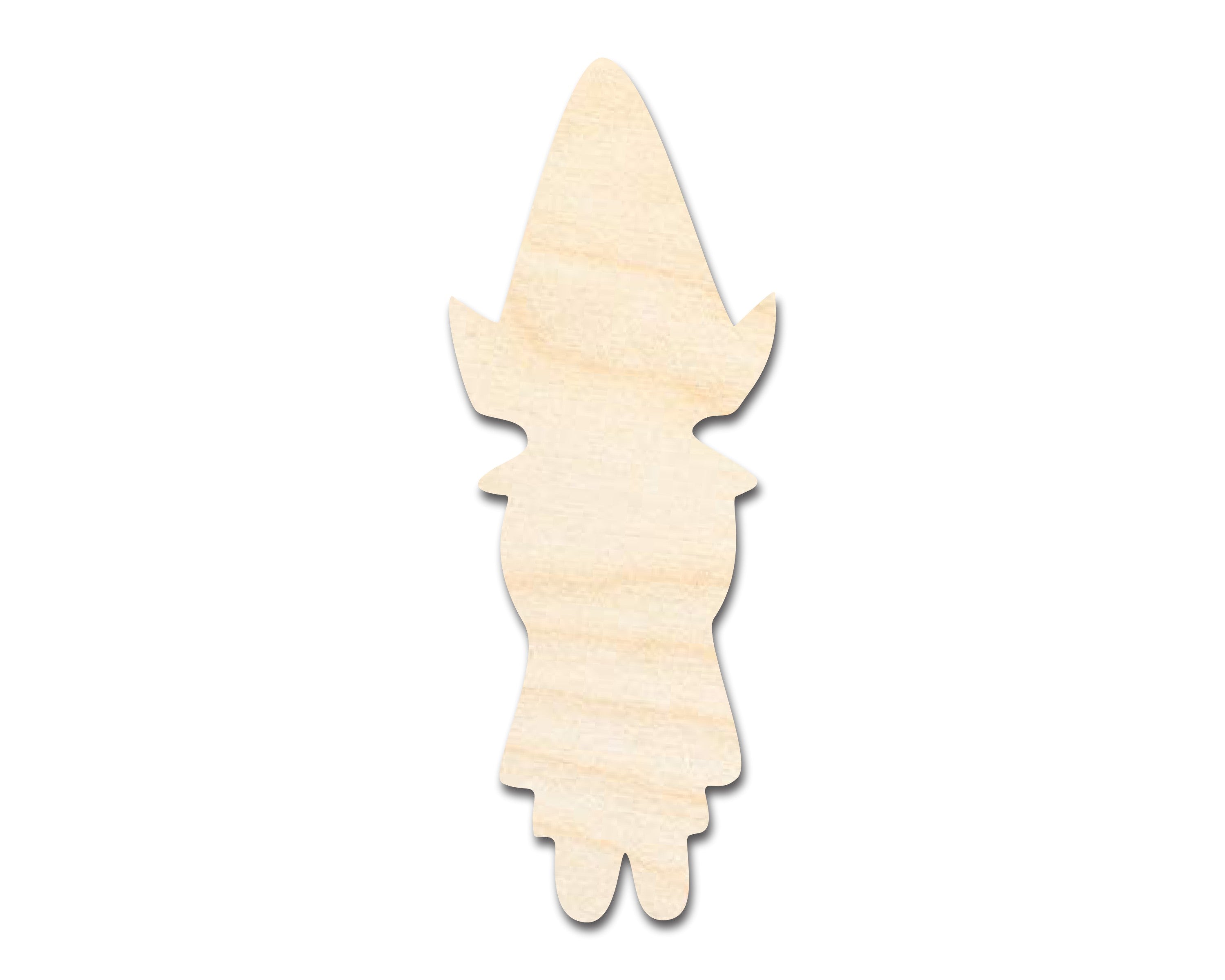 Unfinished Wood Santa Elf Shape - Craft - up to 46"