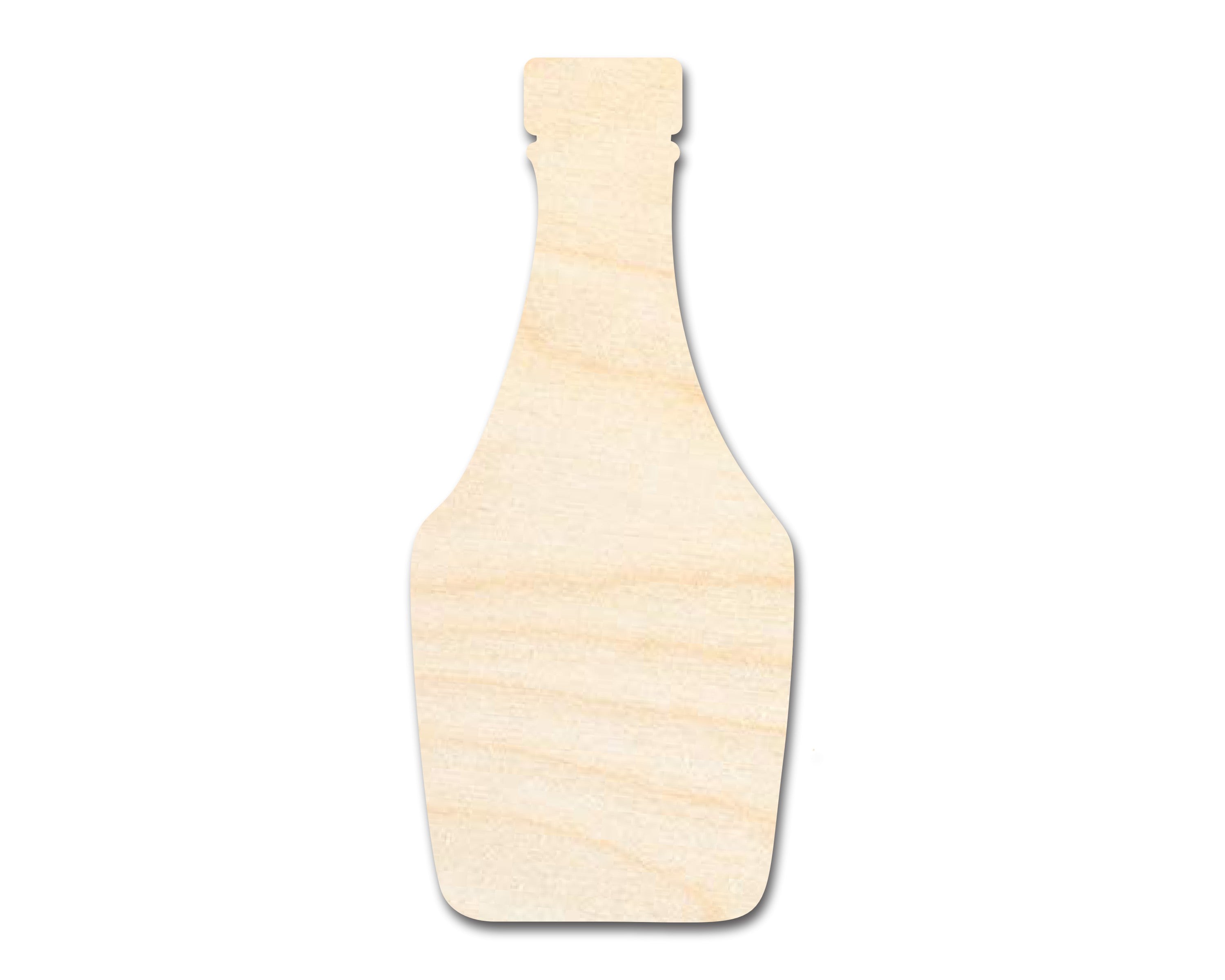 Unfinished Wood Ketchup Bottle Shape | Craft Cutout | up to 46" DIY