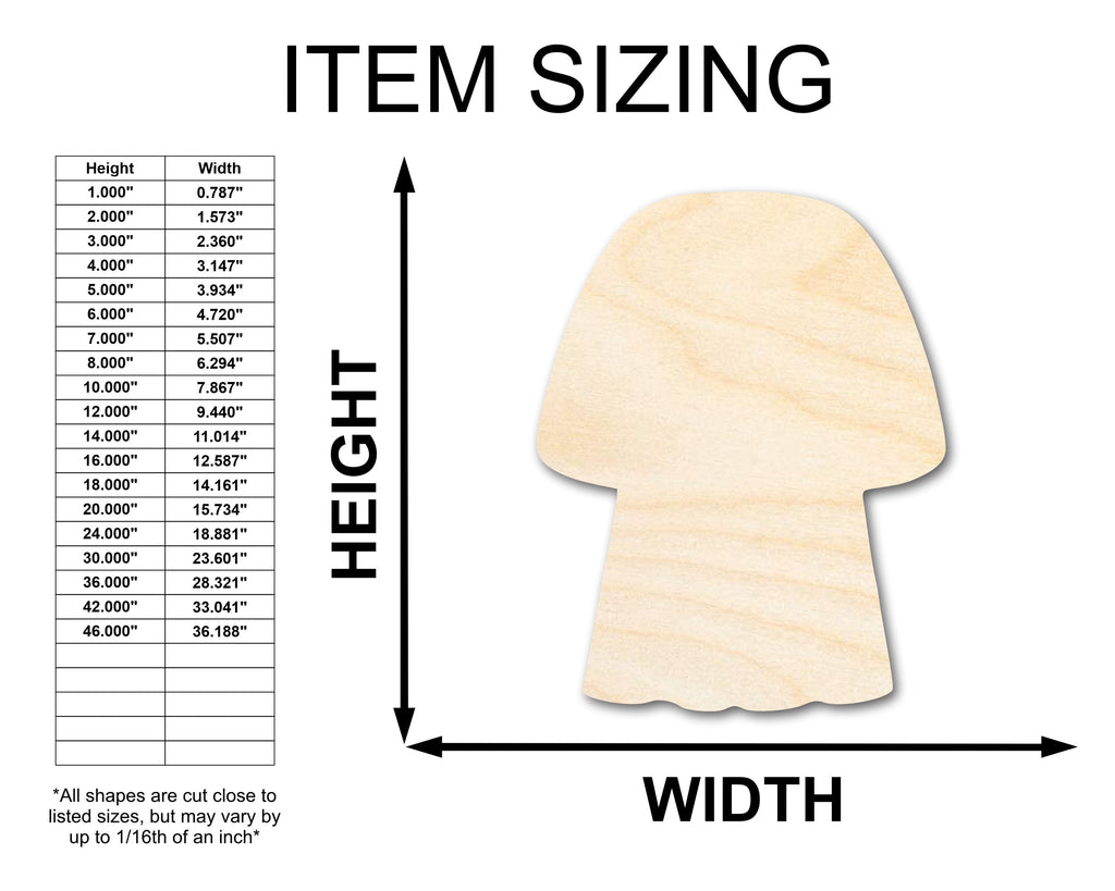 Graduation Robe Shape | Unfinished Wood Craft