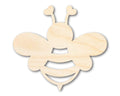 Unfinished Heart Bee Shape | DIY Craft Cutout | up to 46" DIY