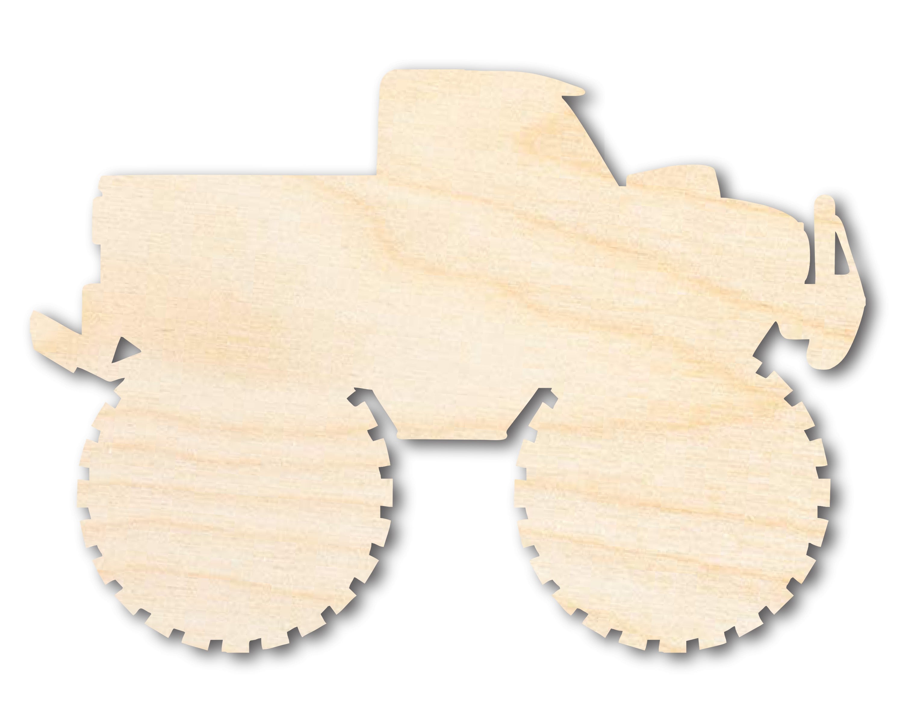 Unfinished Monster Truck Shape | DIY Craft Cutout | up to 46" DIY