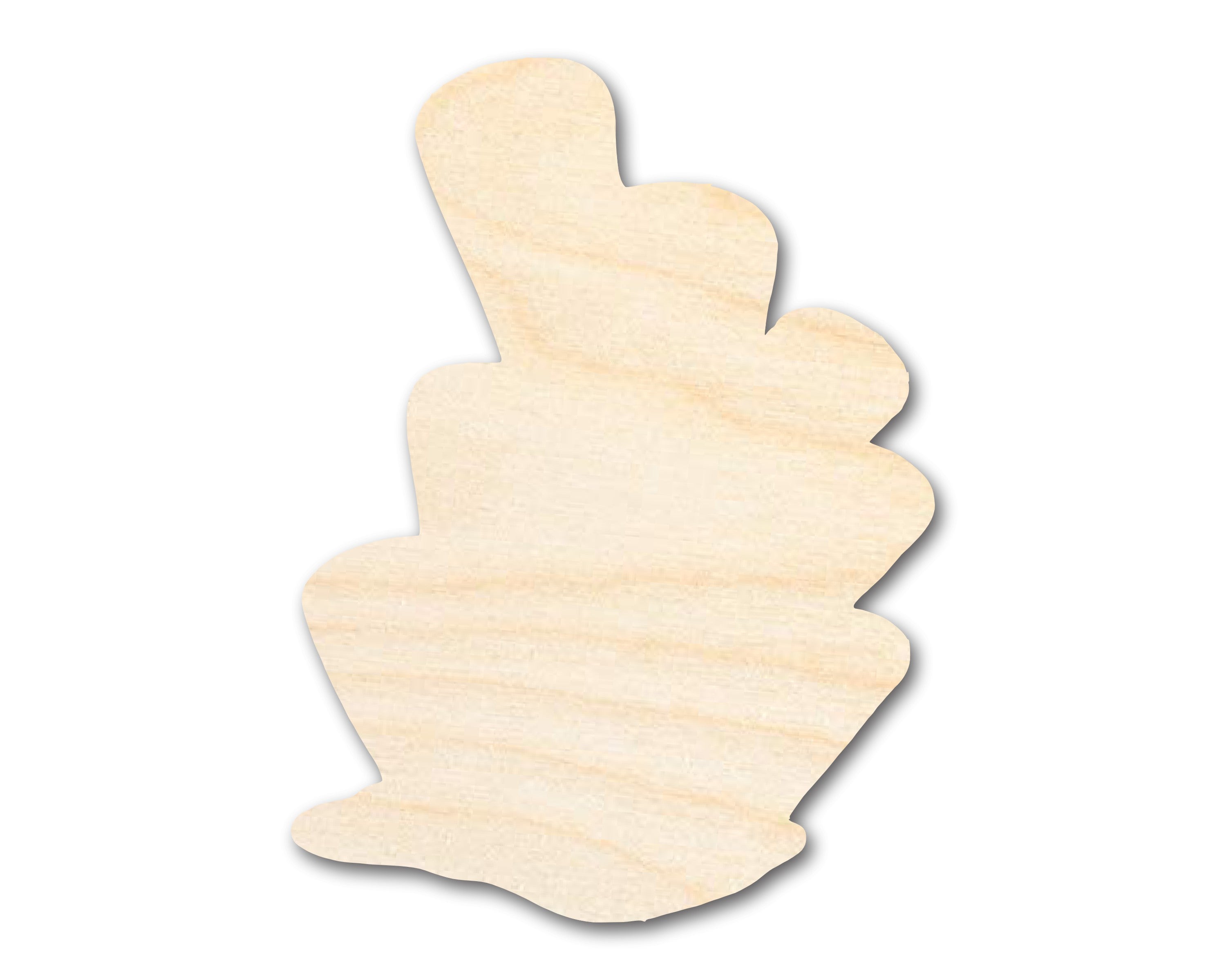 Unfinished Wood Coral Shape | DIY Craft Cutout | up to 46" DIY