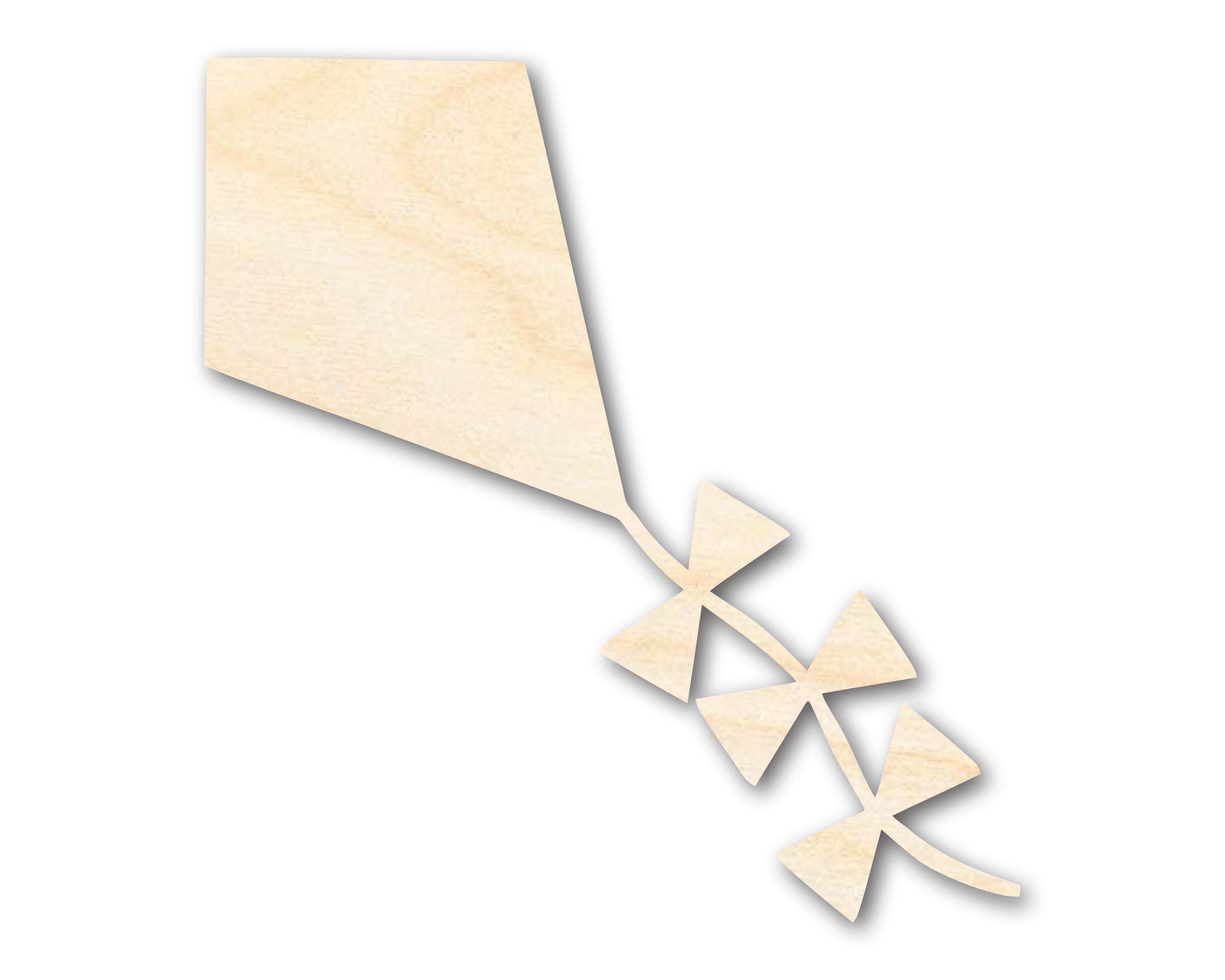 Unfinished Wood Kite Shape | DIY Craft Cutout | up to 46" DIY