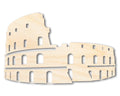 Unfinished Wood Colosseum Shape | DIY Craft Cutout | up to 46" DIY