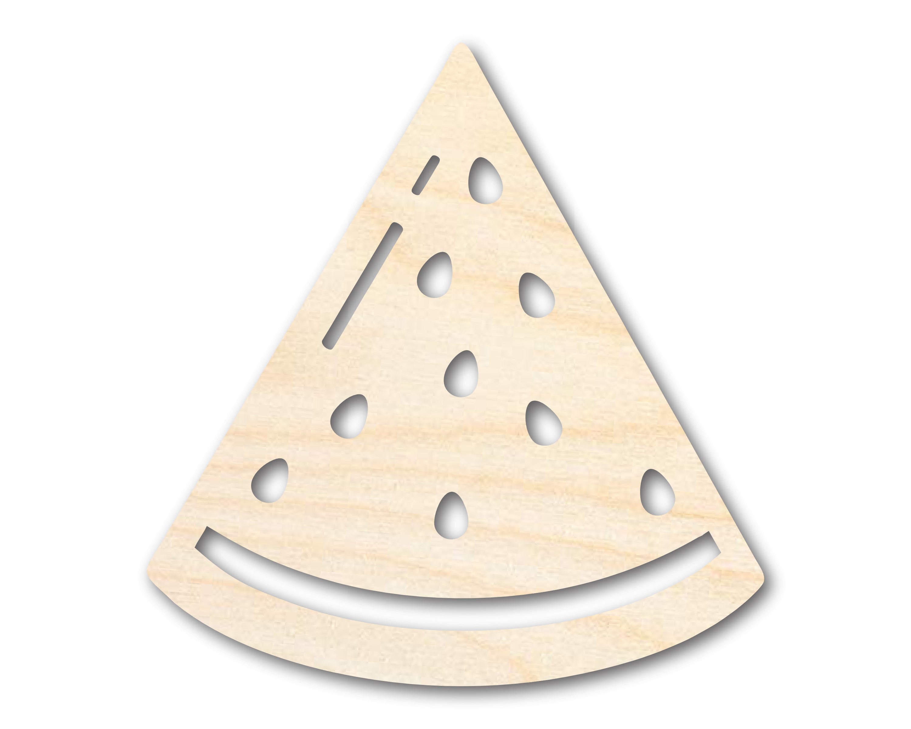 Unfinished Wood Watermelon Slice Shape | DIY Craft Cutout | up to 46" DIY