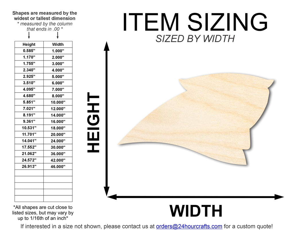 Unfinished Wood Panther Mascot Shape | DIY Craft Cutout | up to 46" DIY