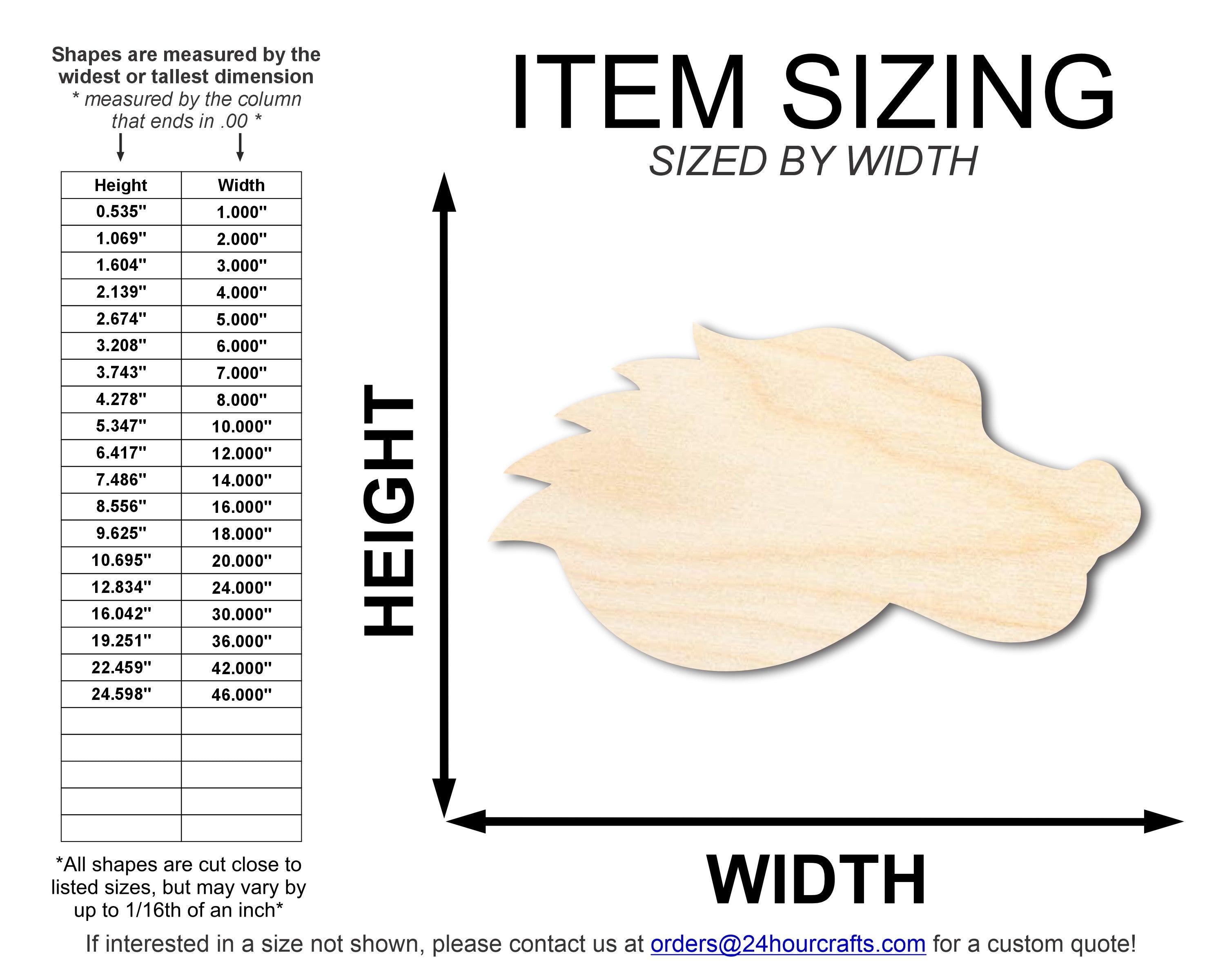 Unfinished Wood Gator Mascot Shape | DIY Craft Cutout | up to 46" DIY