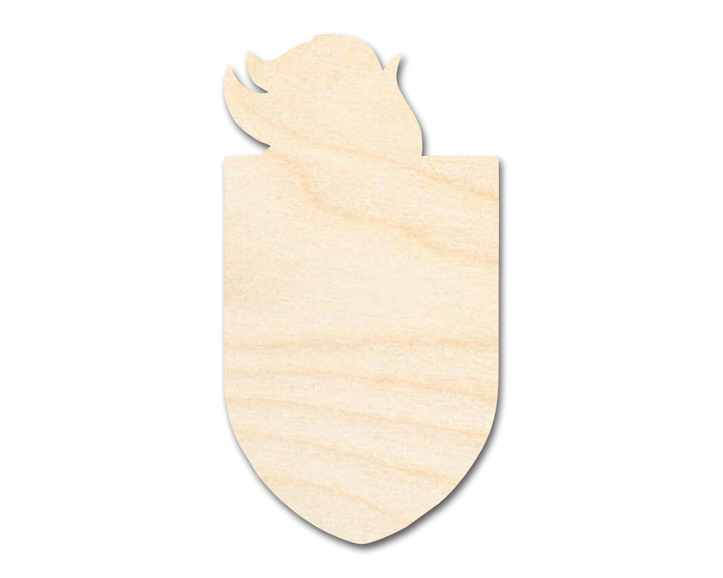 Unfinished Wood Knight Mascot Shape | DIY Craft Cutout | up to 46" DIY