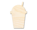 Unfinished Wood Slushie Drink Shape | DIY Craft Cutout | up to 46" DIY
