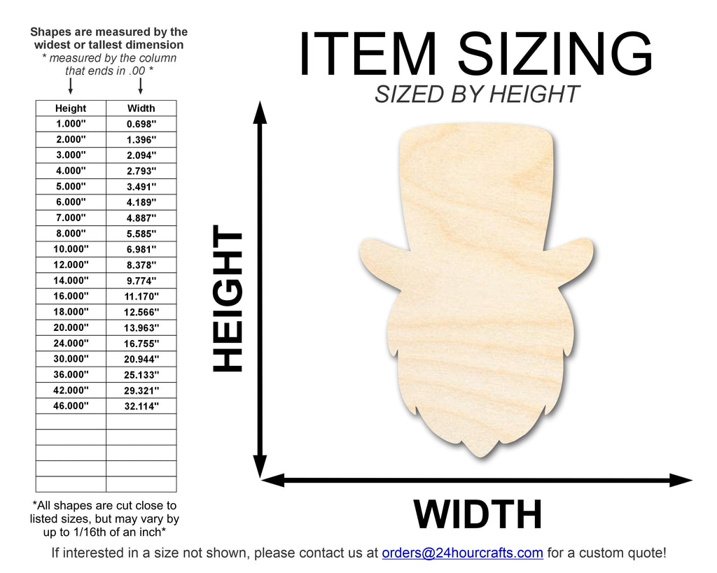 Unfinished Wood Leprechaun Shape | DIY Craft Cutout | up to 46" DIY