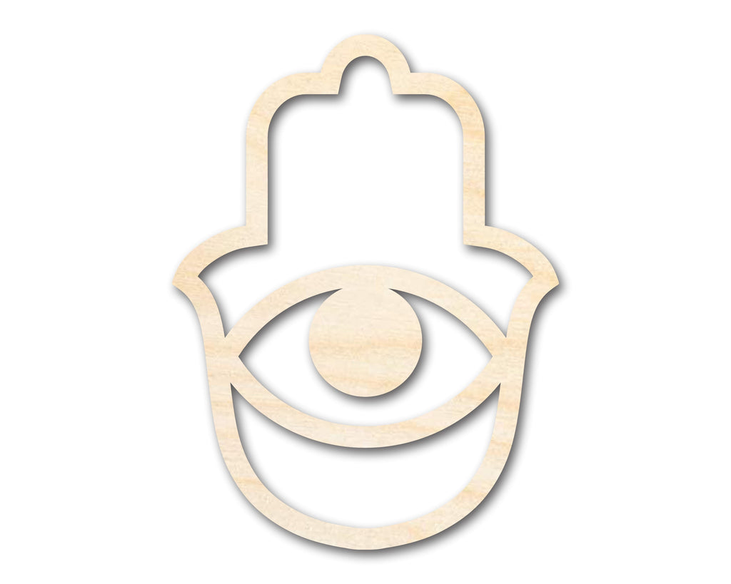 Unfinished Hamsa Eye Shape | DIY Craft Cutout | up to 46" DIY