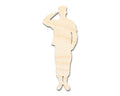 Unfinished Wood American Hero Shape | DIY Craft Cutout | up to 46" DIY