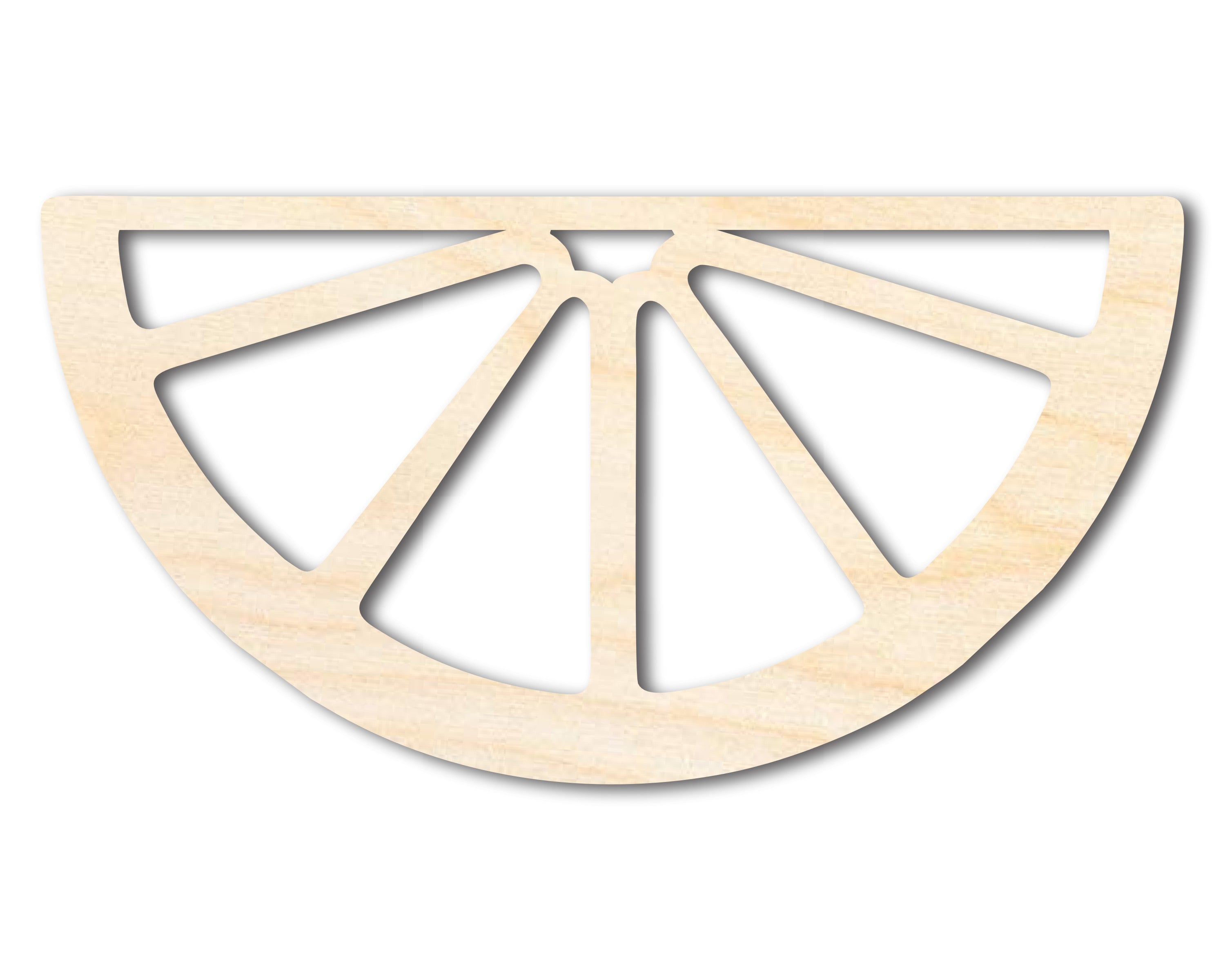 Unfinished Wood Orange Slice Shape | DIY Craft Cutout | up to 46" DIY
