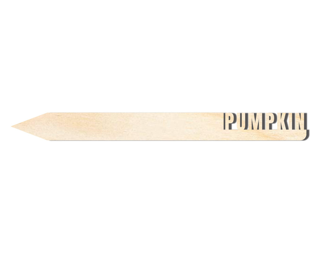 Unfinished Wood Pumpkin Garden Stake | DIY Craft Cutout | up to 24" DIY
