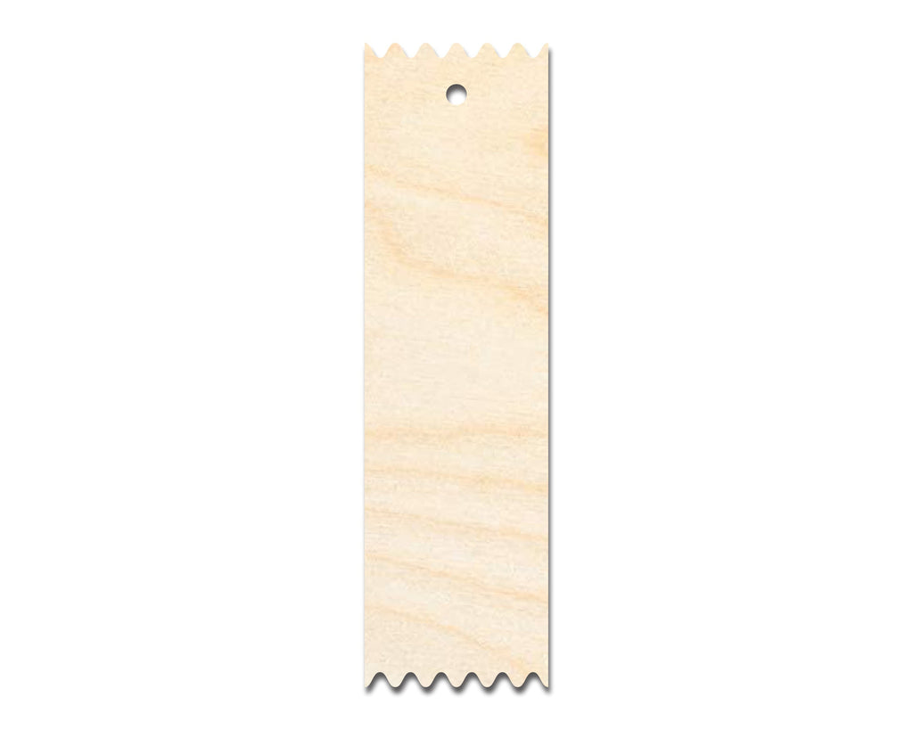 Unfinished Wood Pointed Edge Bookmark Shape | DIY Craft Cutout | up to 12" DIY