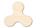 Unfinished Wood Fidget Spinner Shape | DIY Craft Cutout | up to 46" DIY