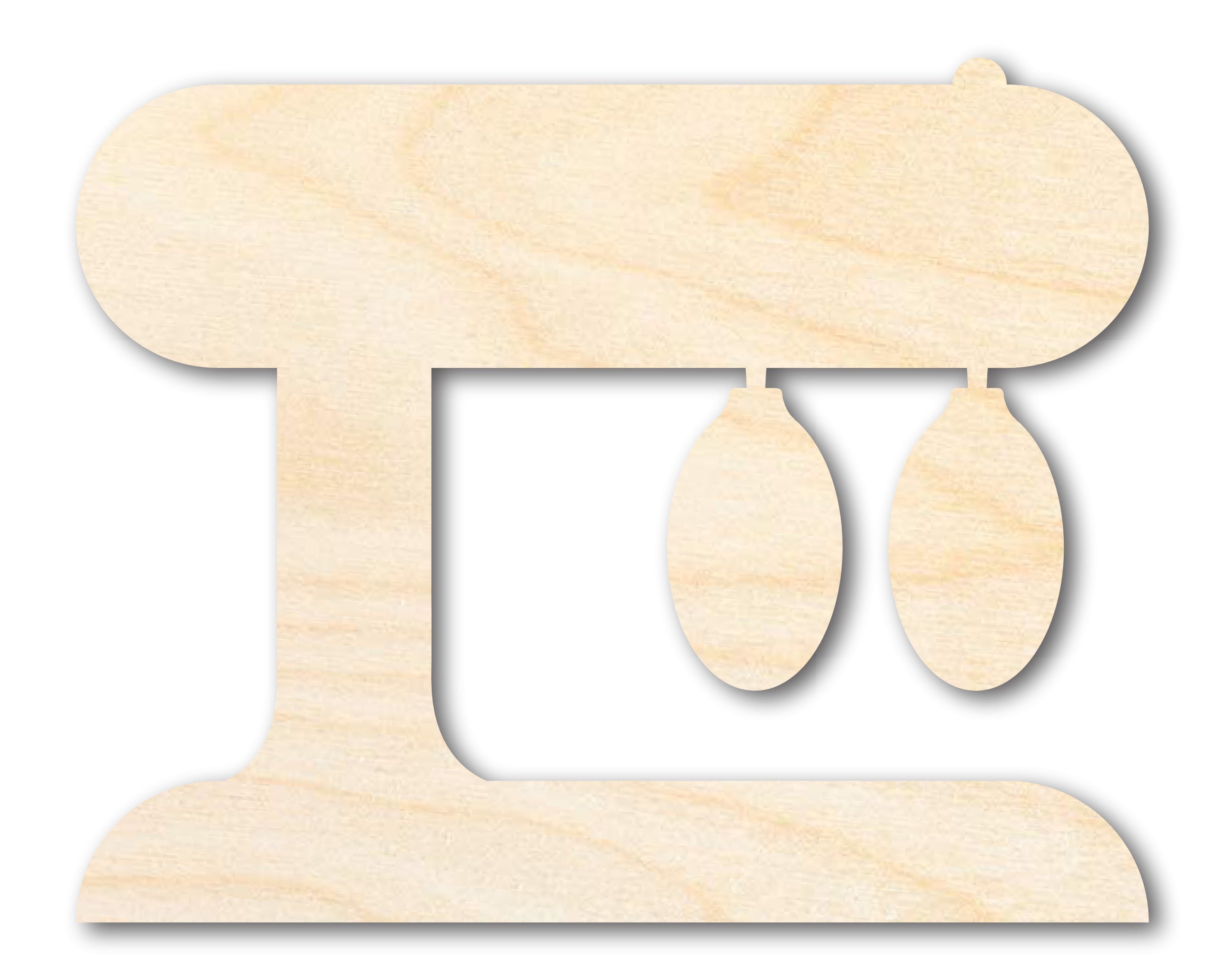 Unfinished Wood Large Mixer Shape | DIY Craft Cutout | up to 46" DIY