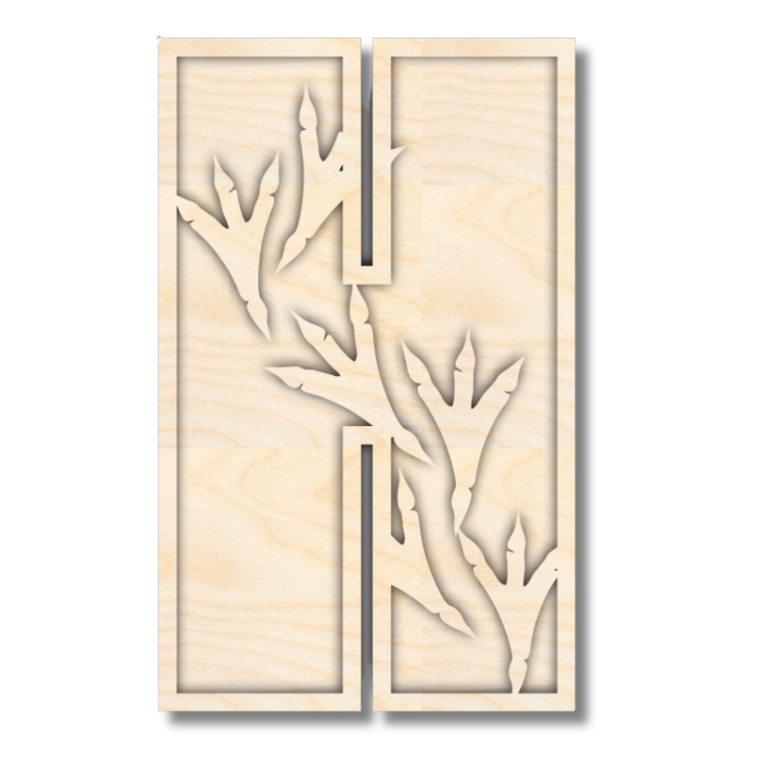 Unfinished Wood Layered Themed Letters | Dinosaur | A-Z | 2 Piece | up to 24"