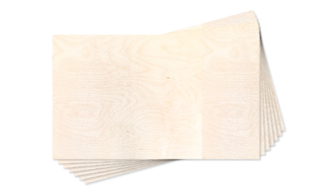 Clearance Baltic Birch Sheets - Glowforge Ready - B/BB Premium Wood 1/8" or 1/4" (3mm or 6mm)