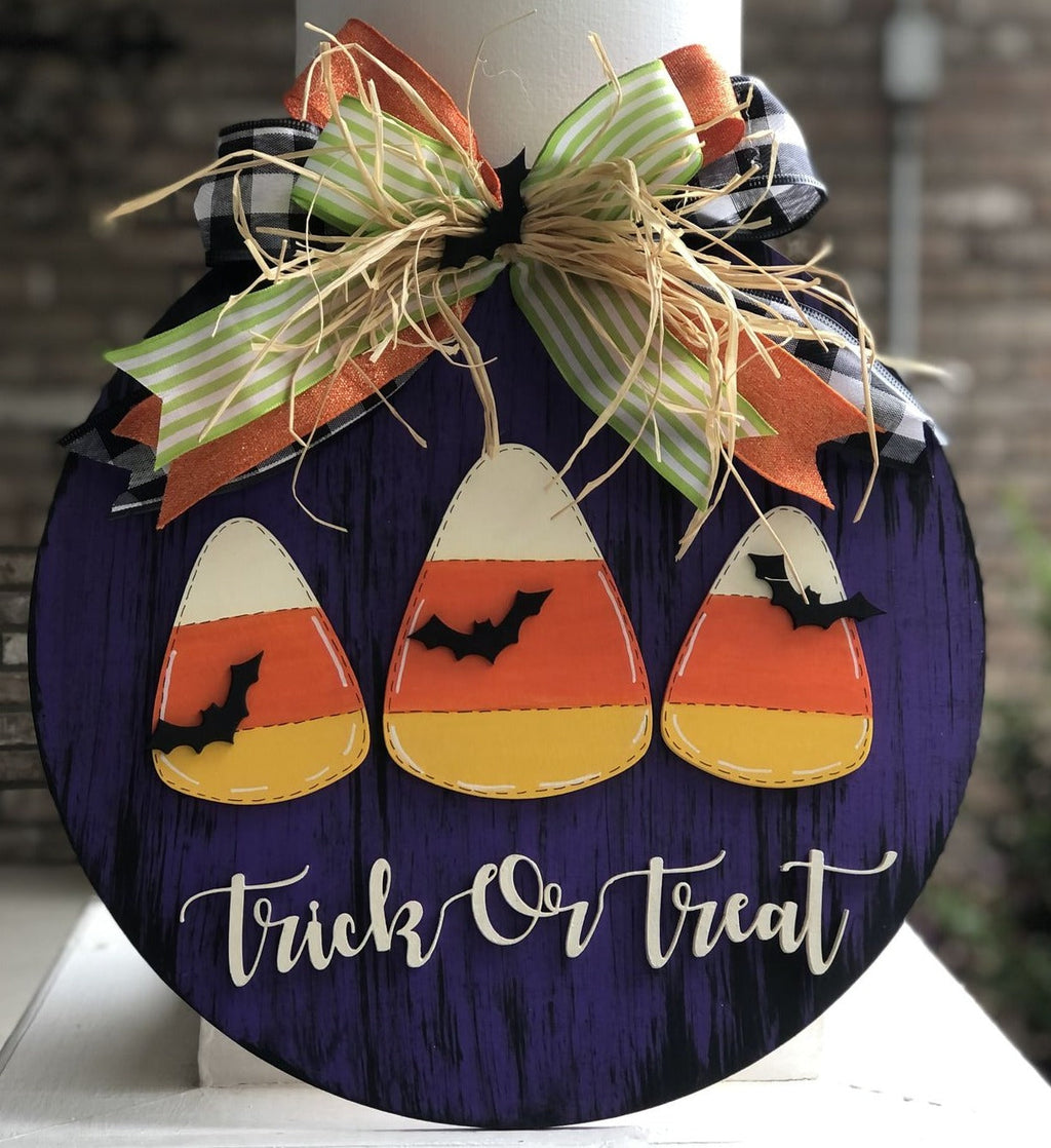Unfinished Wood Candy Corn Shape - Halloween - Craft - up to 46" DIY