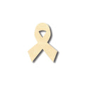 Unfinished Wood Cancer Ribbon Shape - Craft - up to 46" DIY