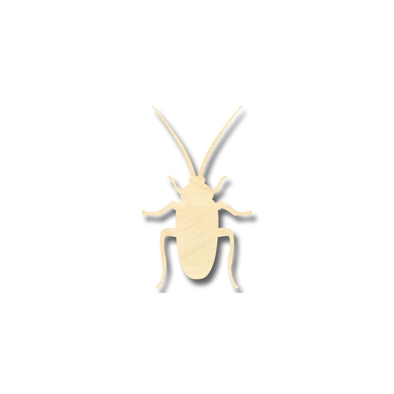 Unfinished Wood Cockroach Shape -Insect - Animal - Craft - up to 46" DIY