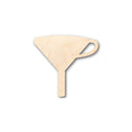 Unfinished Wood Funnel Shape - Craft - up to 46" DIY