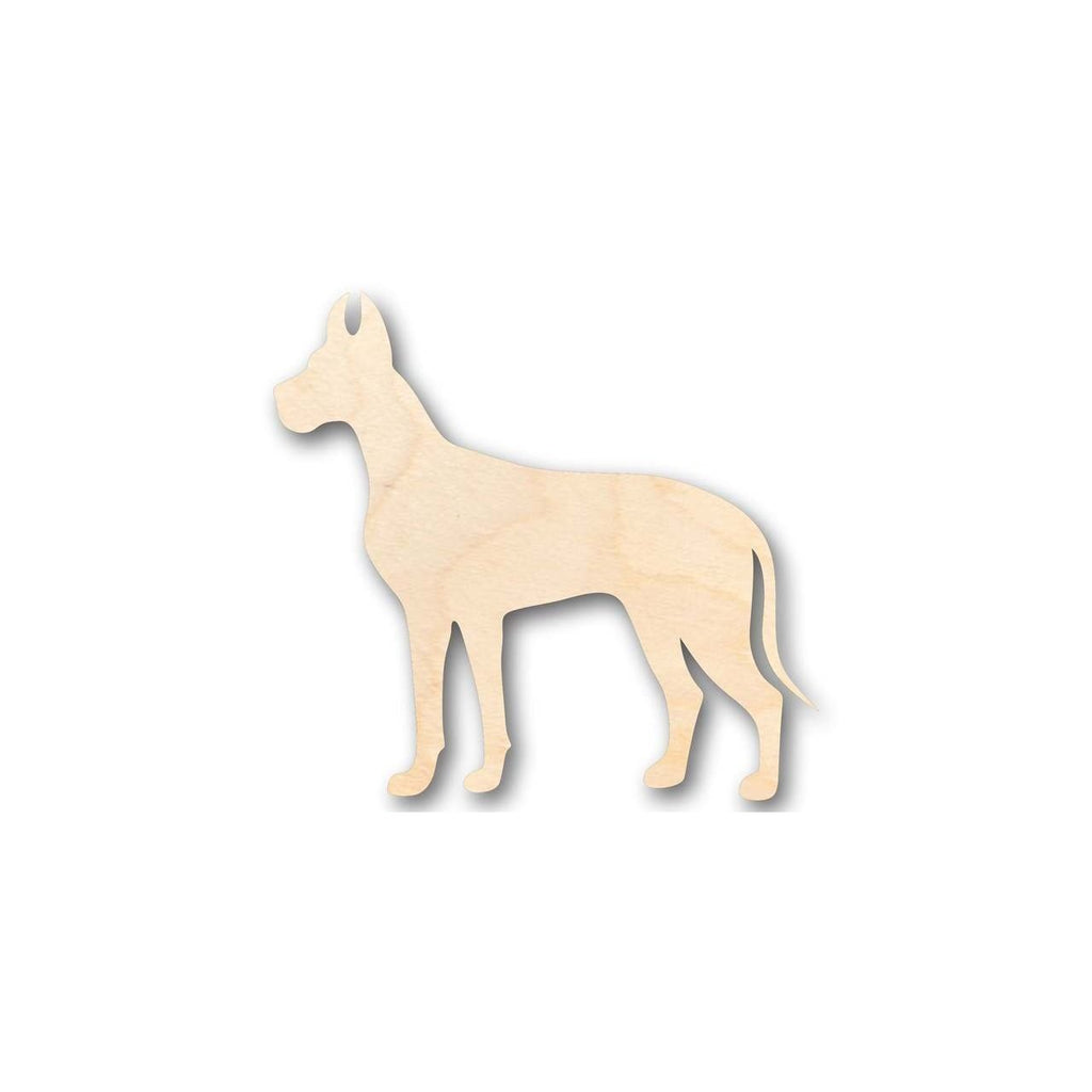 Unfinished Wood Great Dane Dog Shape - Animal - Pet - Craft - up to 46" DIY