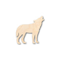 Unfinished Wood Howling Wolf Shape - Animal - Wildlife - Craft - up to 46" DIY