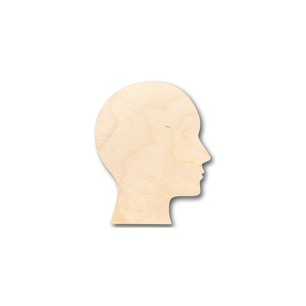 Unfinished Wood Human Head Shape - Craft - up to 46" DIY