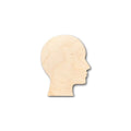 Unfinished Wood Human Head Shape - Craft - up to 46" DIY