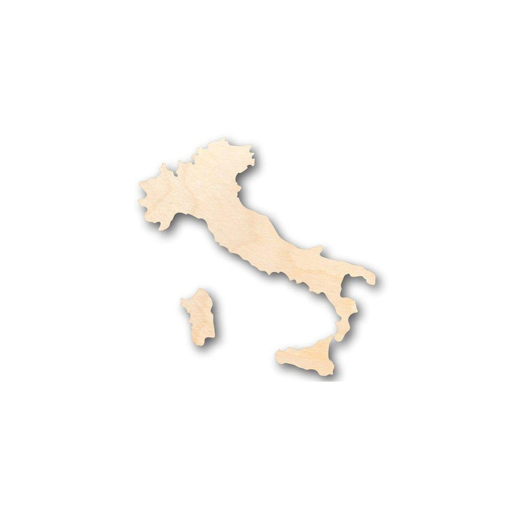 Unfinished Wood Italy Shape 3 Pieces - Country - Craft - up to 46" DIY