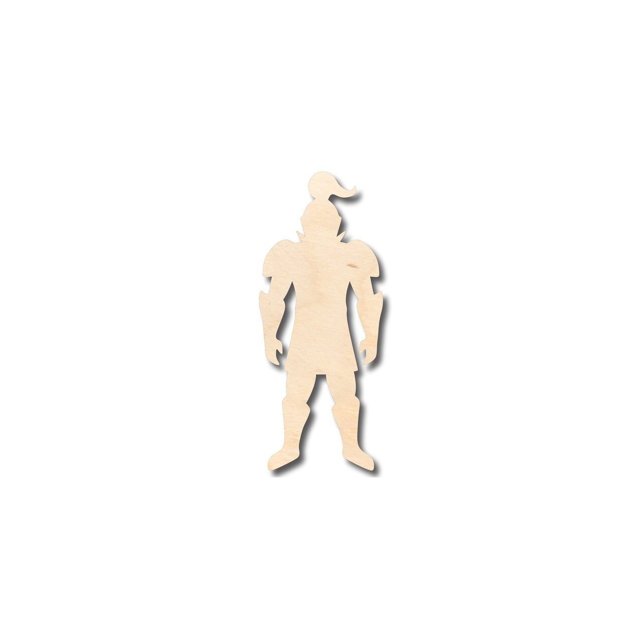 Unfinished Wood Knight Shape - Medieval - Renaissance - Craft - up to 46" DIY