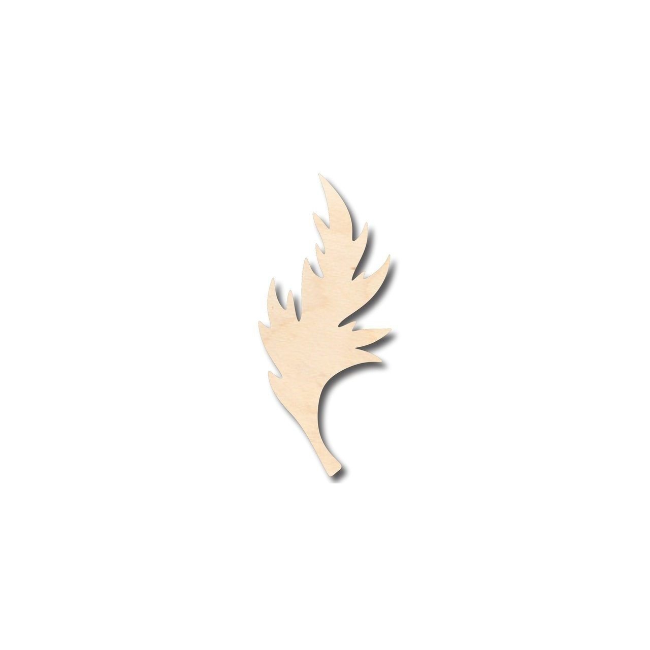 Unfinished Wood Poppy Leaf Shape - Spring - Craft - up to 46" DIY