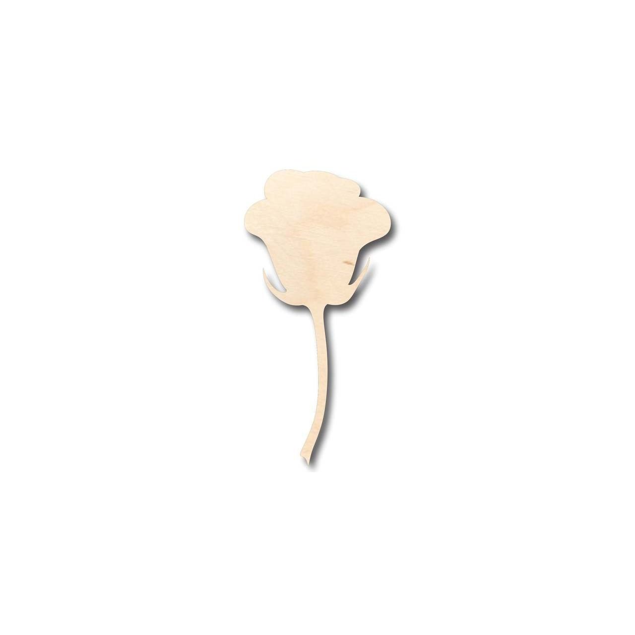 Unfinished Wood Rose Shape - Love - Valentine - Flower - Craft - up to 46" DIY