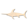 Unfinished Wood Swordfish Shape - Marlin - Ocean - Fishing - Craft - up to 46" DIY