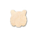 Unfinished Wood Tiger Head Shape - Animal - Wildlife - Craft - up to 46" DIY