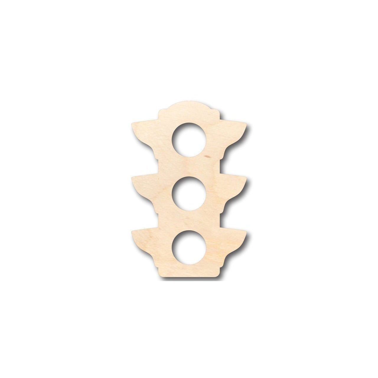 Unfinished Wood Traffic Light Shape - Craft - up to 46" DIY
